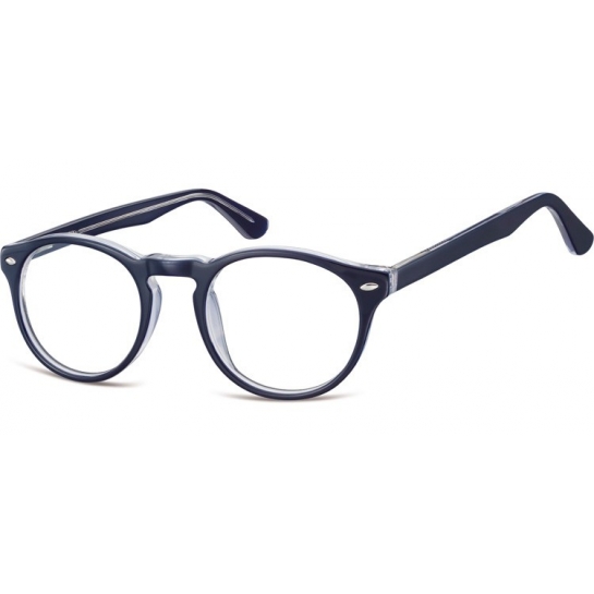 Okrągłe okulary oprawki zerowki korekcyjne Sunoptic AC46C
